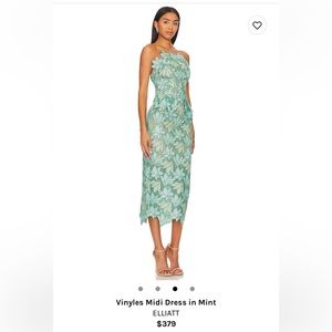 Revolve ELLIATT Vinyles midi dress in Mint